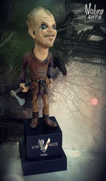 Floki- Série Vikings - Peça de colecionador